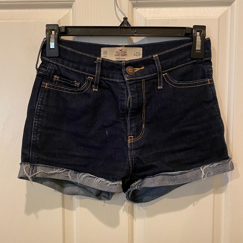 Cropped Denim Shorts by Hollister